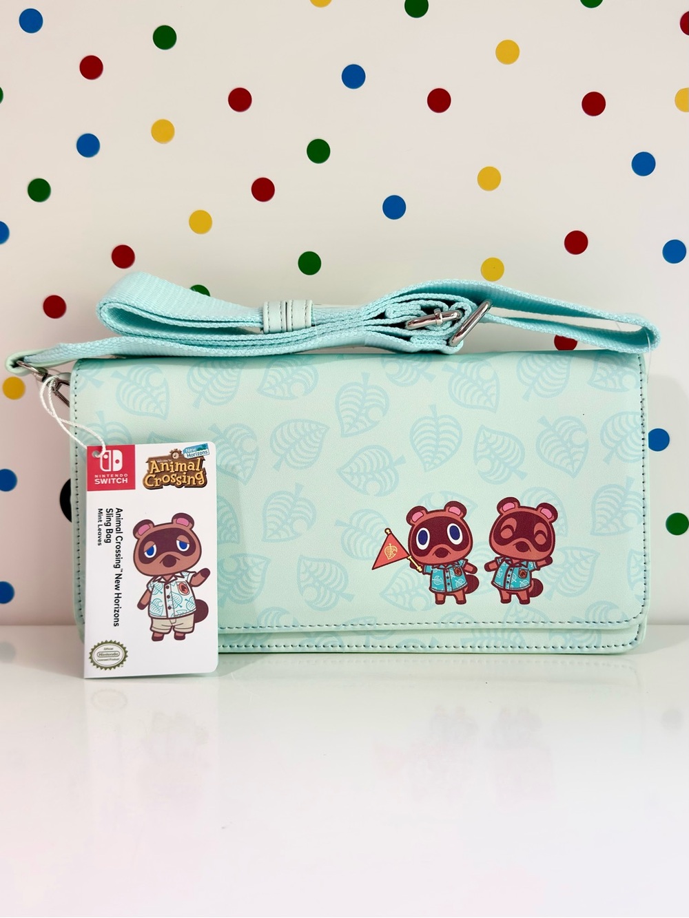 Animal Crossing New Horizons Sling Bag for Nintendo Switch
